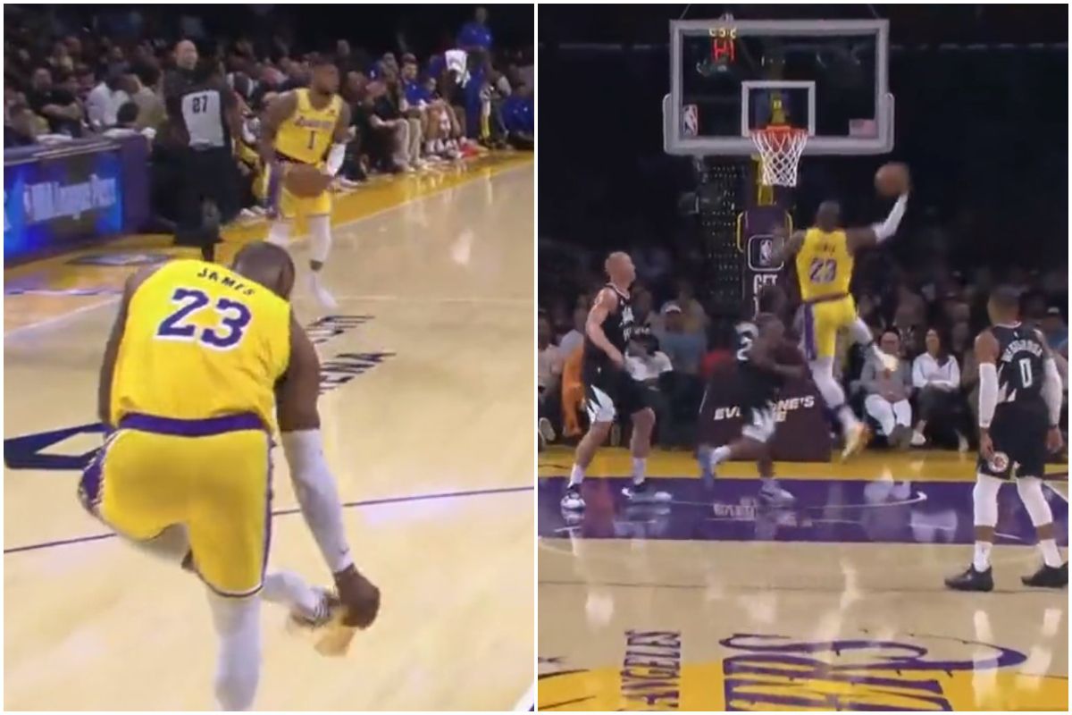 Το… κόλπο με το παπούτσι – Ο ΛεΜπρόν μπέρδεψε τους Κλίπερς και έβαλε το πιο εύκολο καλάθι της ζωής του (vids)