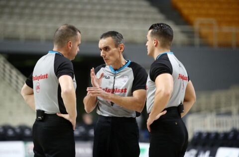 Οι διαιτητές της 8ης αγωνιστικής της Stoiximan Basket League