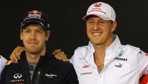 Ο Φέτελ αναφέρεται στον αντίκτυπο του Σουμάχερ στους οδηγούς της εποχής του