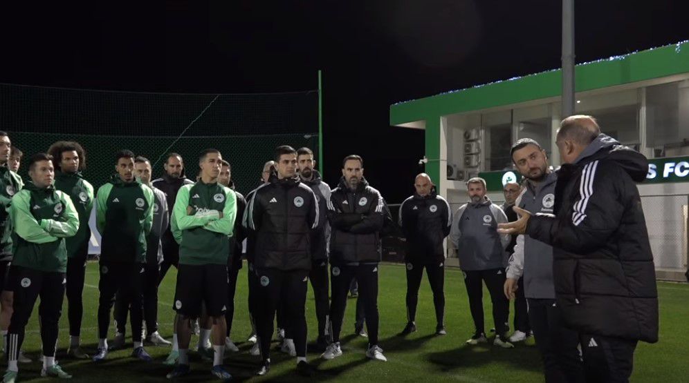 Η πρώτη προπόνηση του Φατίχ Τερίμ στον Παναθηναϊκό