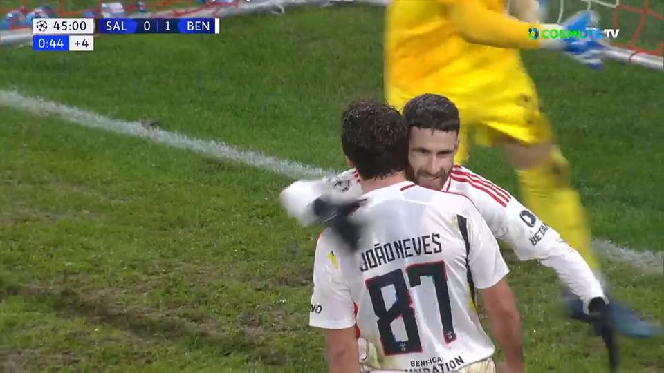 Δεύτερο γκολ για την Μπενφίκα με τρομερό πλασέ του Ράφα