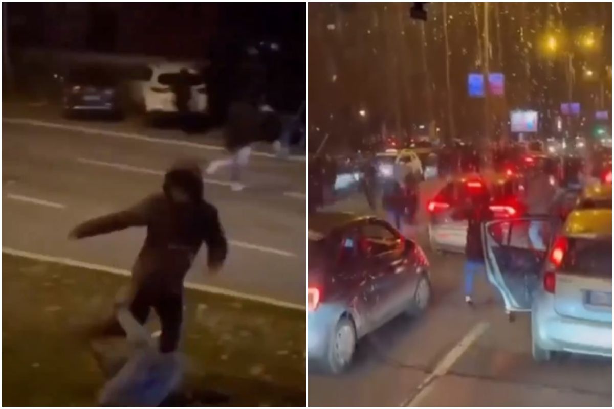 Προσοχή σκληρές εικόνες: Άγρια επεισόδια με τσεκούρια και ρόπαλα μεταξύ οπαδών Παρτιζάν και Ερυθρού Αστέρα (vids)