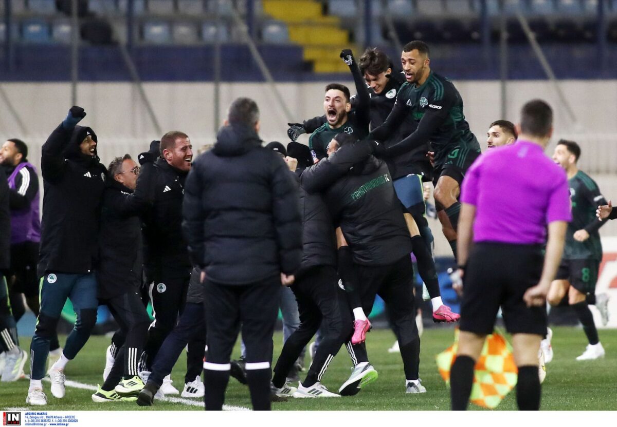 Έκρηξη χαράς στο 2-0 του Μλαντένοβιτς – Ένα κουβάρι οι παίκτες του Παναθηναϊκού, αποθέωση του Μπακασέτα σε Μπερνάρ (gallery)