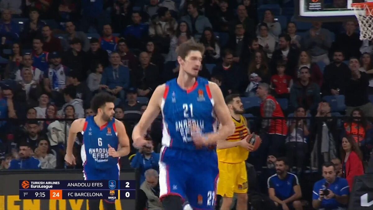 Τα highlights του Αναντολού Εφές – Μπαρτσελόνα