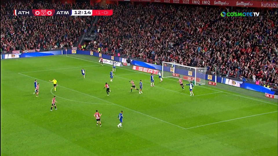 Πανζουρλισμός στο Σαν Μαμές: Ο Ινιάκι Γουίλιαμς με σουτ «οβίδα» έκανε το Αθλέτικ Μπιλμπάο – Ατλέτικο Μαδρίτης 1-0