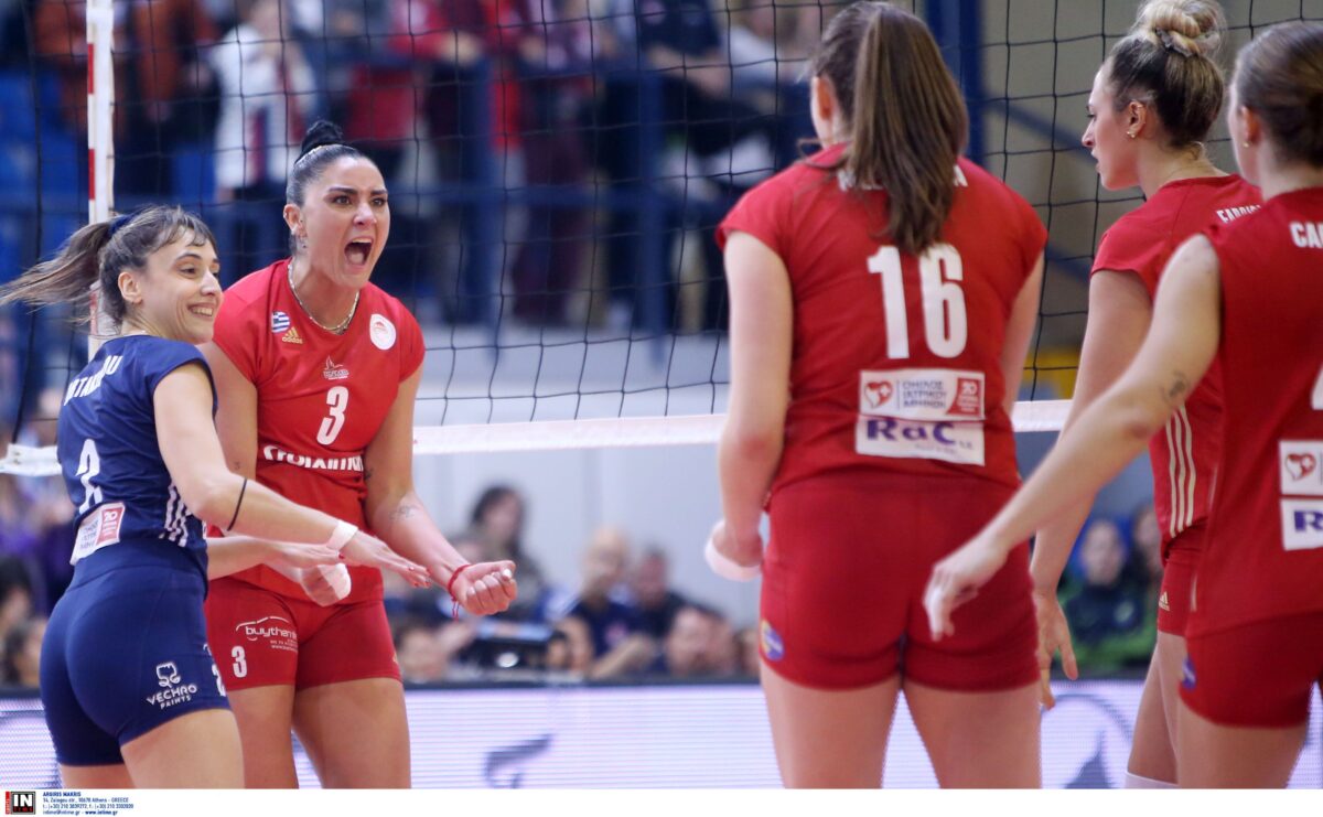 Ο Ολυμπιακός έφτασε τα 10 Κύπελλα στο βόλεϊ γυναικών