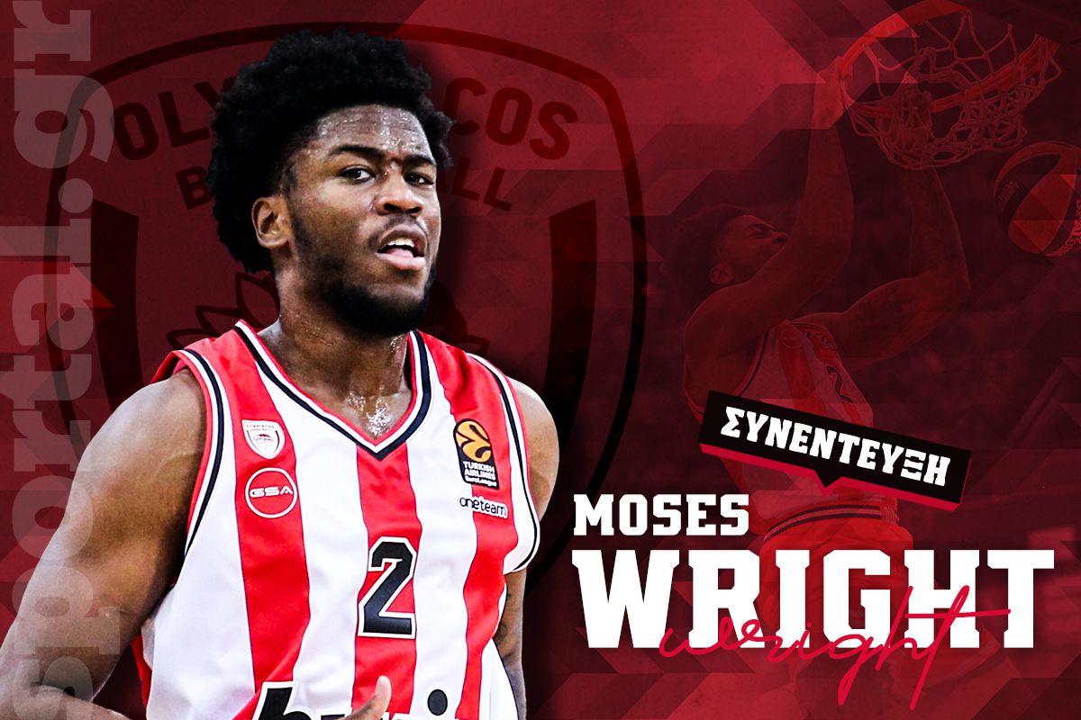 Ο Μόουζες Ράιτ στο Sportal για το ντέρμπι με τον Παναθηναϊκό: «Θέλω να προσφέρω τάπες και καρφώματα – Είμαι έτοιμος για τον Λεσόρ» (vid)