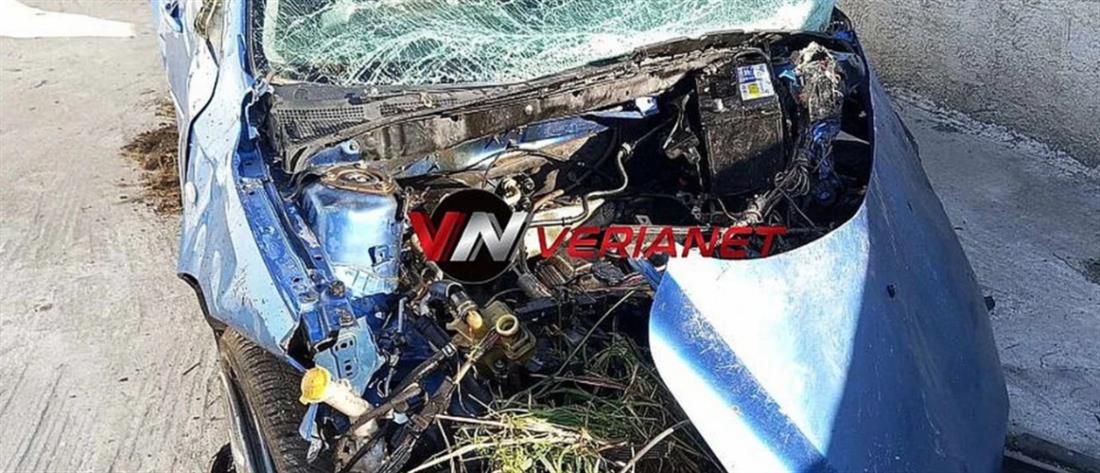 Ποδοσφαιριστής της Βέροιας ενεπλάκη σε τροχαίο δυστύχημα (gallery)