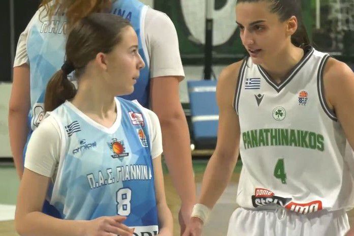 Τρομερή στιγμή: Η Σταμολάμπρου κάνει φάουλ στην 15χρονη του ΠΑΣ – Η Άννα-Μαρία Παπανικολάου με βολή έβαλε τον πρώτο της πόντο
