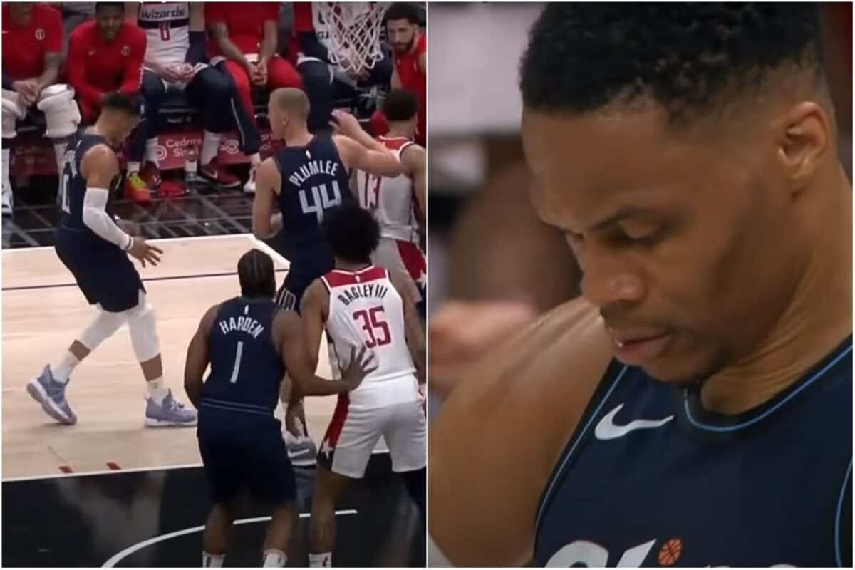 Τρομακτικά άτυχος ο Ουέστμπρουκ – Από το… πουθενά, έσπασε το χέρι του! (vid)