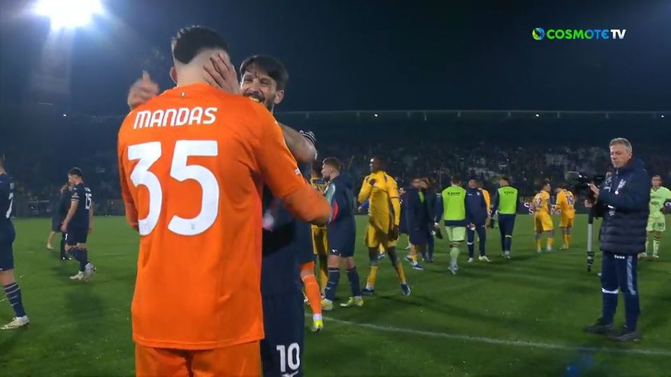 Εξαιρετικός ο Μανδάς στο ντεμπούτο του στη Serie A – Απέσπασε συγχαρητήρια από τους συμπαίκτες του