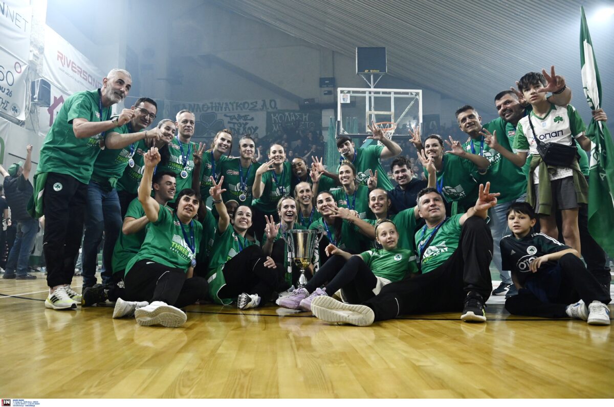 Η απονομή του πρωταθλήματος στον Παναθηναϊκό (vid)