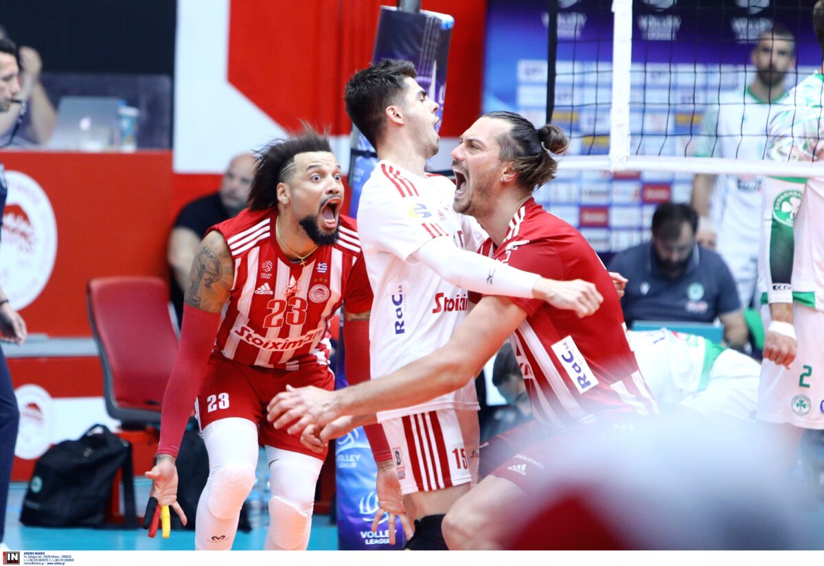 Ο Ολυμπιακός έφτασε τα 32 πρωταθλήματα στη Volley League