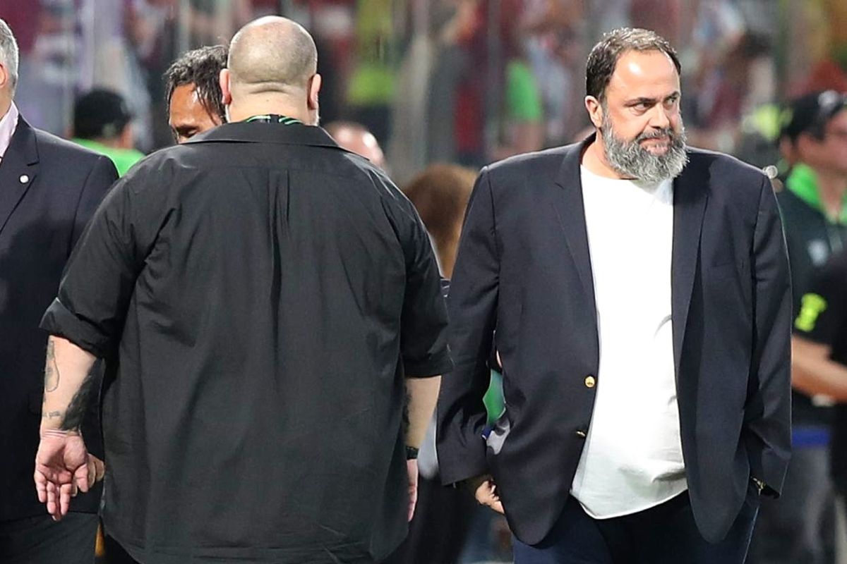 Στην Opap Arena ο Βαγγέλης Μαρινάκης για το Ολυμπιακός – Φιορεντίνα (pics)