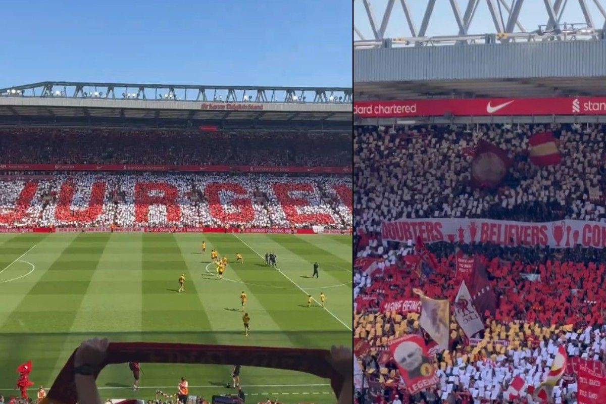 «Σ’ ευχαριστούμε Γιούργκεν»: Το κορεό των οπαδών της Λίβερπουλ για το τελευταίο παιχνίδι του Γερμανού