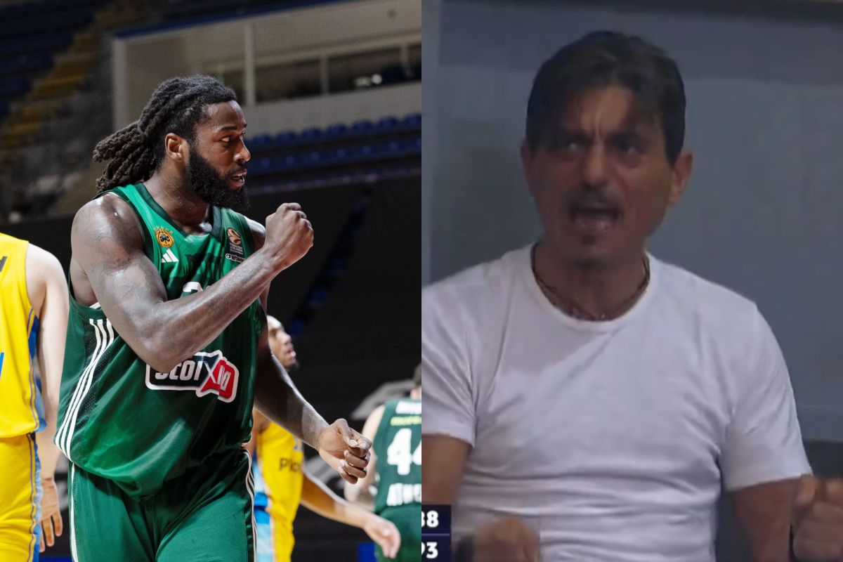 «Τρελάθηκε» ο Γιαννακόπουλος με το κάρφωμα του Λεσόρ στο φινάλε (vid)