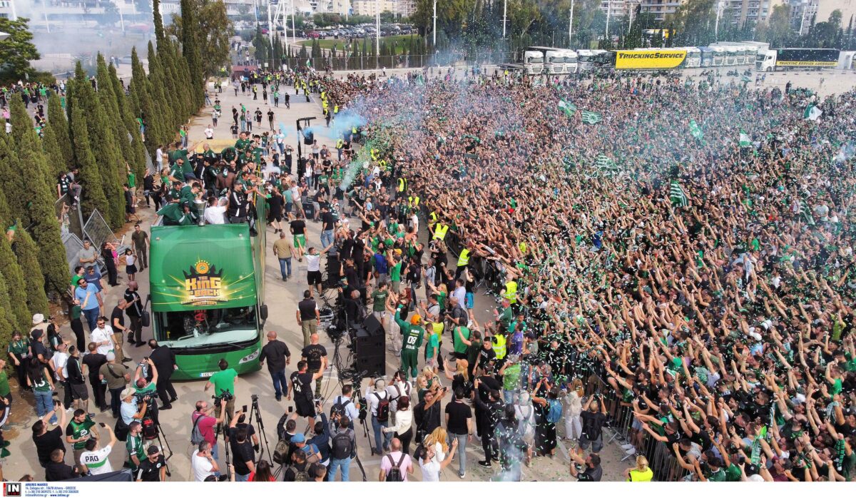 Η αποθεωτική υποδοχή των οπαδών του Παναθηναϊκού για τους πρωταθλητές Ευρώπης στο ΟΑΚΑ (vids, gallery)