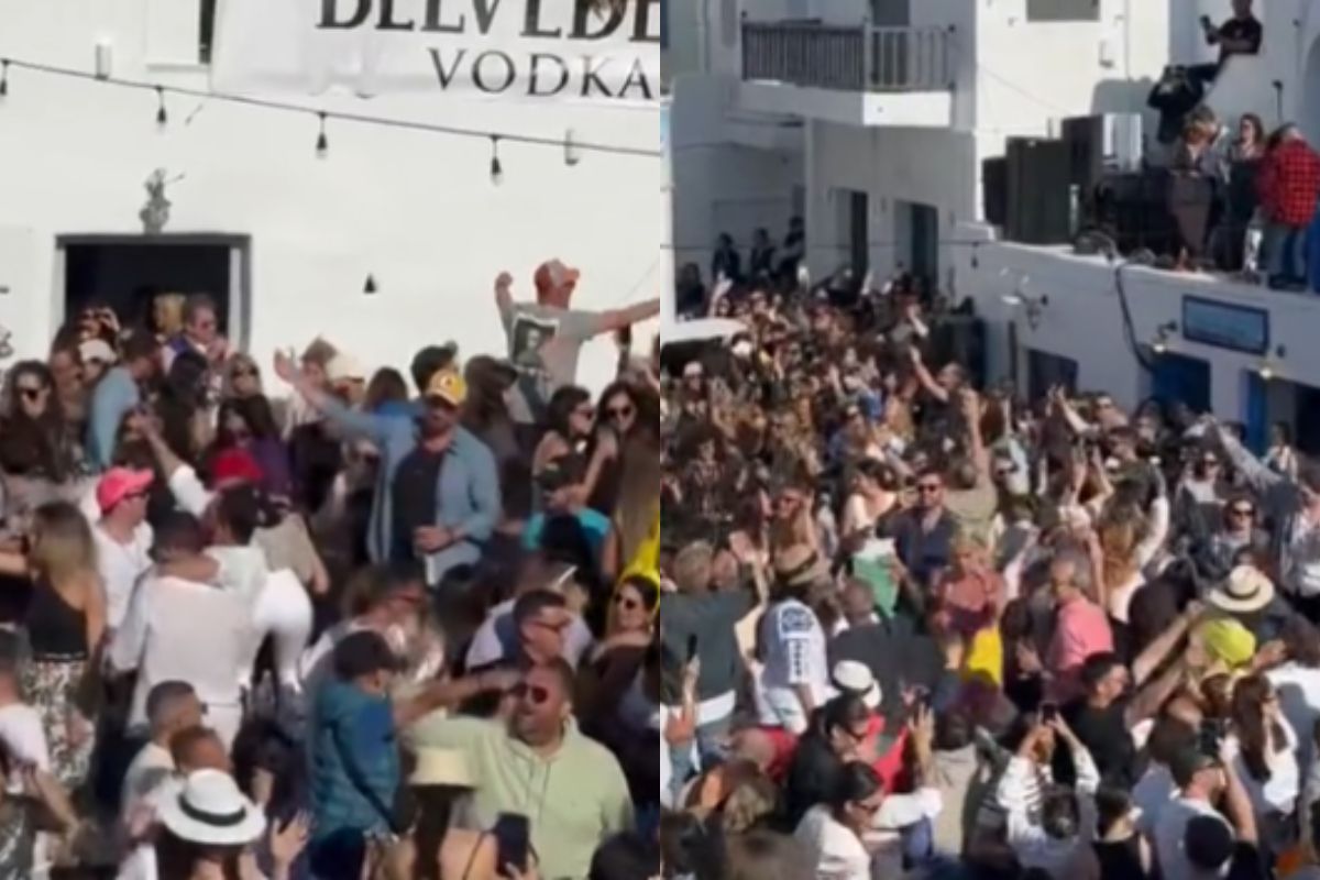 Η Πάρος έγινε Νέα Φιλαδέλφεια: Οι φίλοι της Ένωσης γιόρτασαν το Πάσχα με… «Forza ΑΕΚάρα» (vid)
