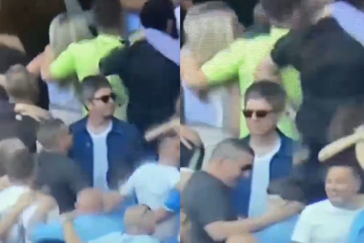 Ο… αδιάφορος Γκάλαχερ την ώρα των πανηγυρισμών των οπαδών της Σίτι (vid)