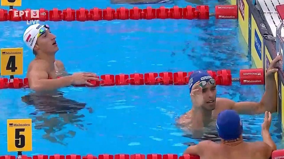 Το απίθανο 1-2 Χρήστου – Μακρυγιάννη στα 100 μέτρα ύπτιο