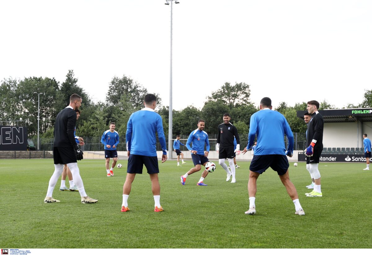 Η προπόνηση των διεθνών στο Ντίσελντορφ (gallery)