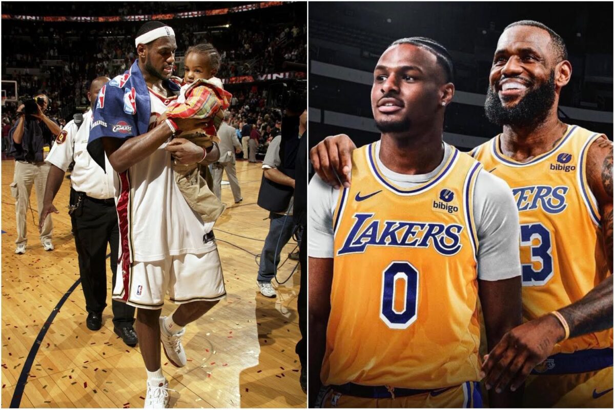 Από την αγκαλιά του πατέρα του συμπαίκτες στο ΝΒΑ – Ο Μπρόνι Τζέιμς ανήκει στους Λέικερς και η ιστορία είναι έτοιμη να… γραφτεί!