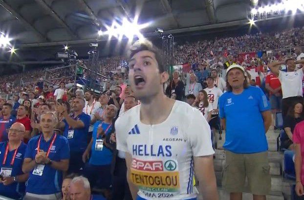 Δείτε το πριν… προσγειωθεί: Το απίθανο άλμα του Τεντόγλου στα 8,65μ! (vid)