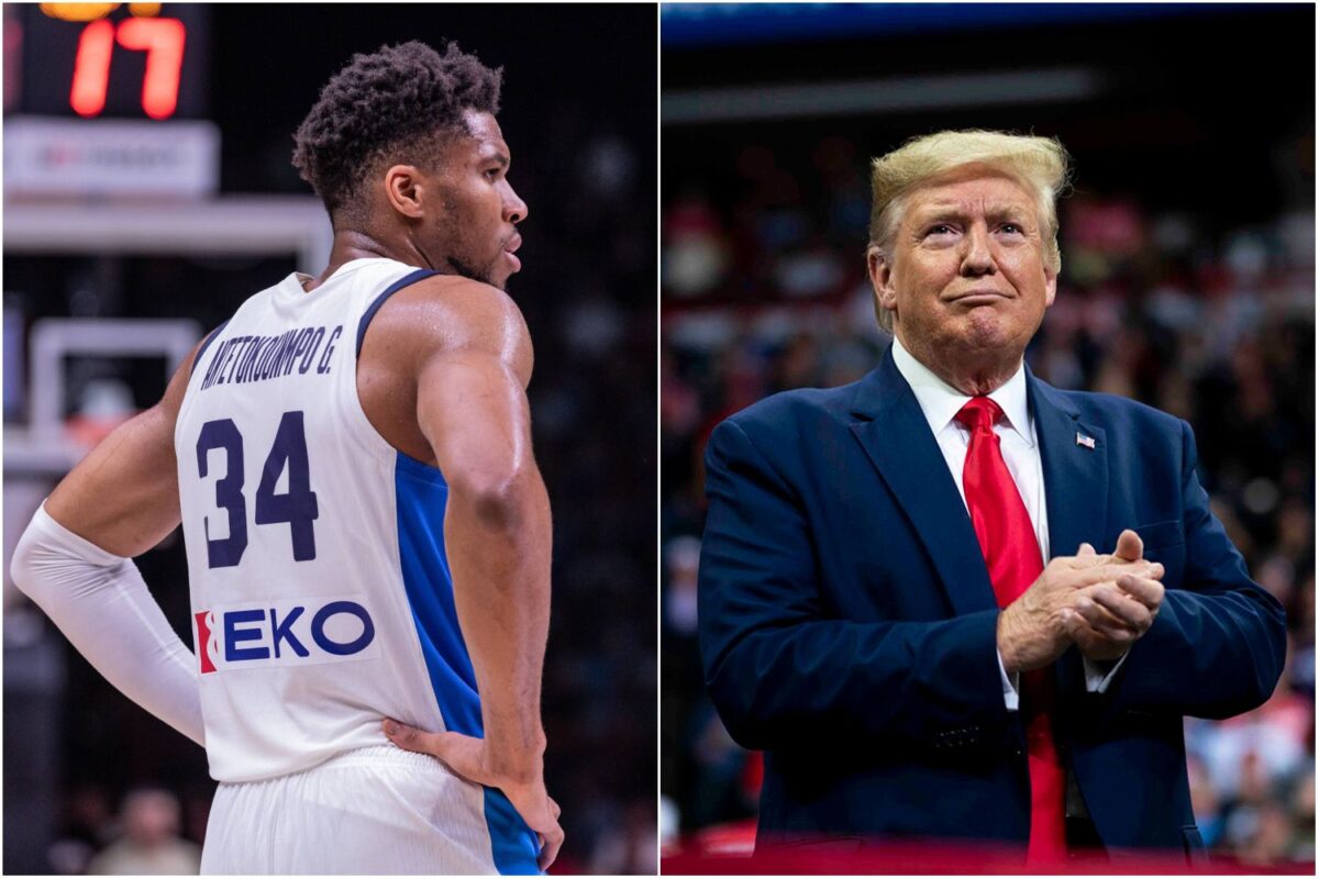 Ο Τραμπ… αποθέωσε τον Αντετοκούνμπο σε προεκλογική ομιλία (vid)