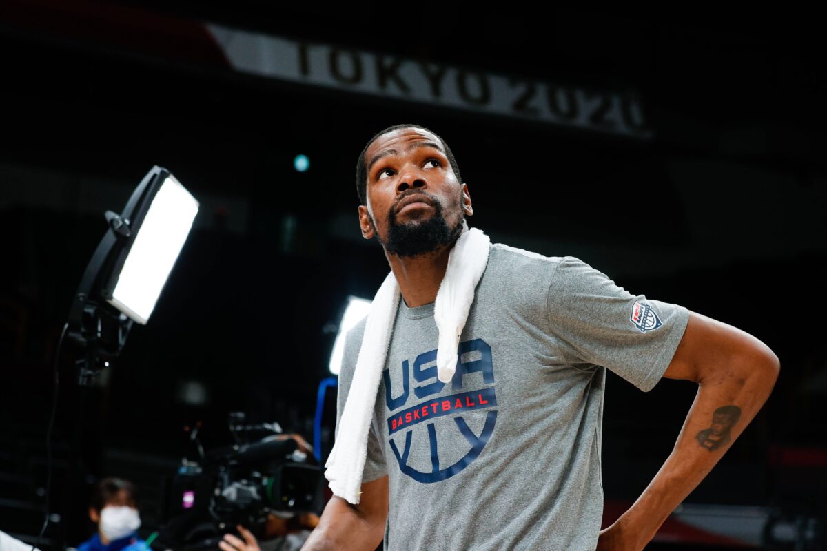 Εκτός προπονήσεων της Team USA ο Κέβιν Ντουράντ, με πρόβλημα στη γάμπα