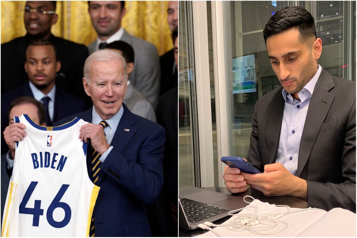 Ο κορυφαίος ρεπόρτερ του NBA στα… άδυτα του Λευκού Οίκου: Ο Σαμς Χαράνια έκανε viral την απόσυρση του Τζο Μπάιντεν