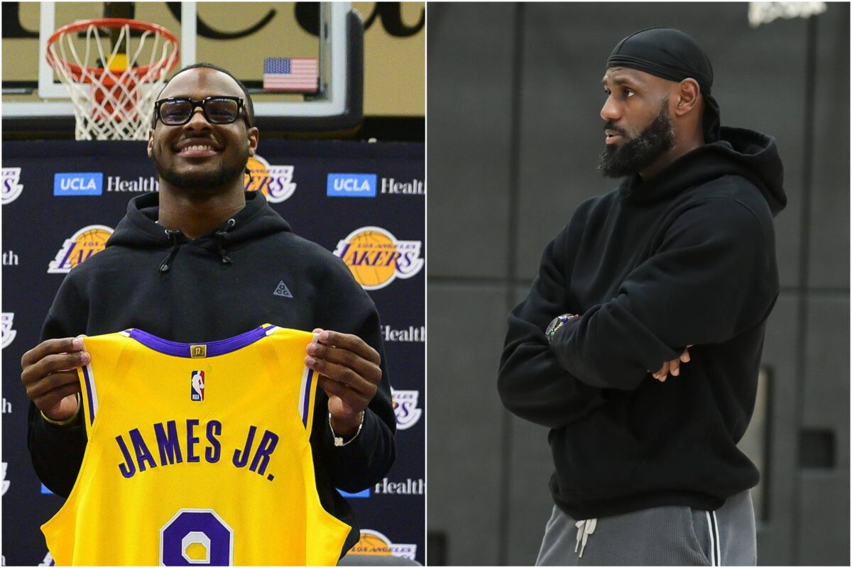 Ο ΛεΜπρόν έχει απαγορεύσει στον Μπρόνι να τον φωνάζει «μπαμπά» στο γήπεδο – Ποιες επιλογές του έδωσε (vid)