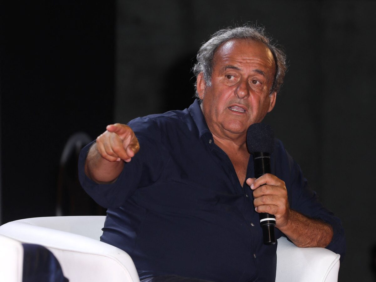 Ο Μισέλ Πλατινί σε συνέδριο
