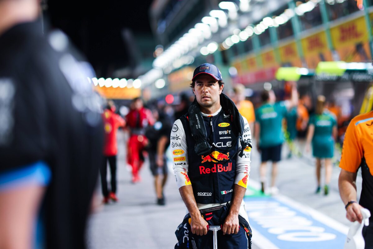 Ο Σέρχιο Πέρεθ στα πιτς της Red Bull