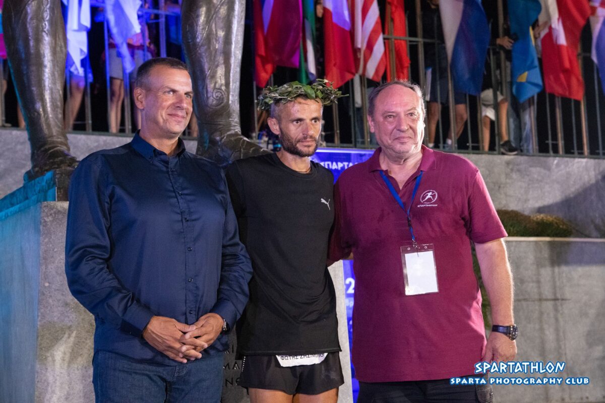 Ο νικητής του Σπάρταθλον Φώτης Ζησιμόπουλος