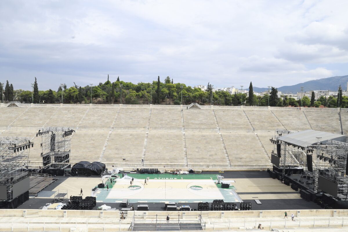 Το Καλλιμάρμαρο… πρασινίζει: Οι φωτογραφίες από το ιστορικό Στάδιο λίγες ώρες πριν το τουρνουά «Παύλος Γιαννακόπουλος»