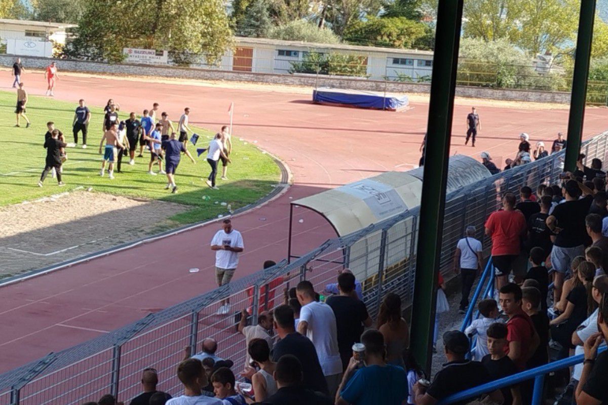 Επεισόδια μεταξύ των οπαδών στο ημίχρονο του Σπάρτακος Γραικοχωρίου – ΠΑΣ Γιάννινα