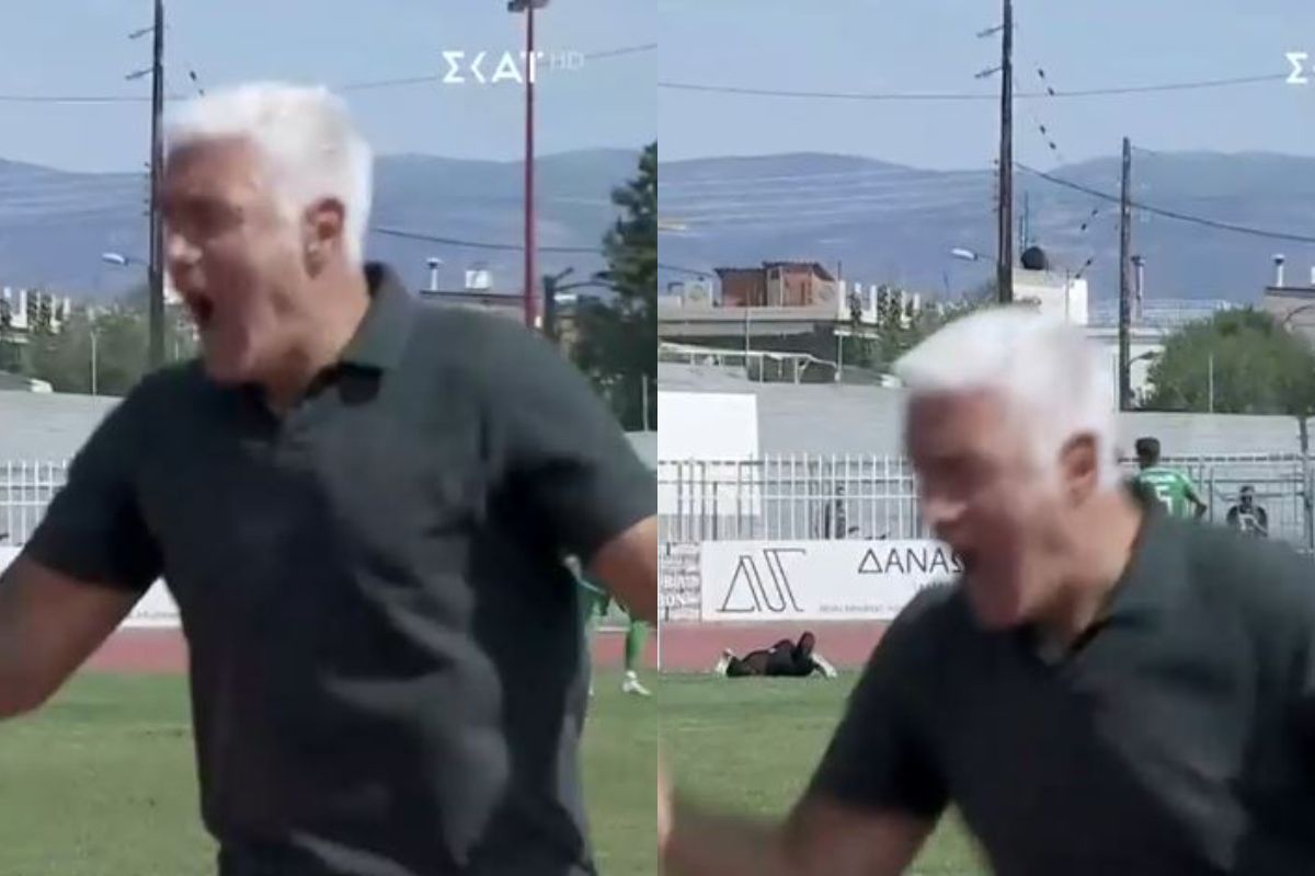 Ο… ήρεμος Νικοπολίδης όπως δεν τον έχετε ξαναδεί: Το πρωτόγνωρο ξέσπασμά του στο γκολ του Πανιωνίου! (vid)