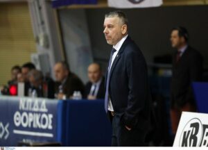 O Ηλίας Παπαθεοδώρου την ώρα του αγώνα