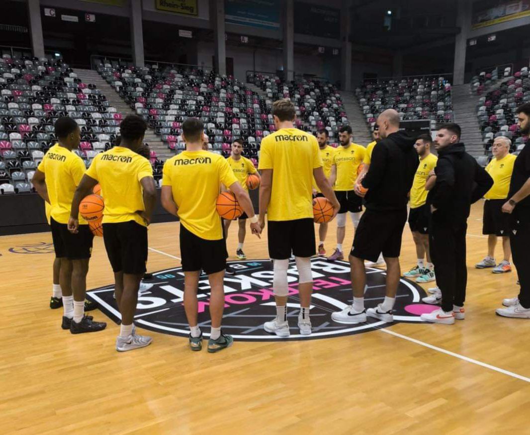 Προπονήθηκε στο Telekom Dome η ΑΕΚ Betsson και μετράει αντίστροφα για Βόννη