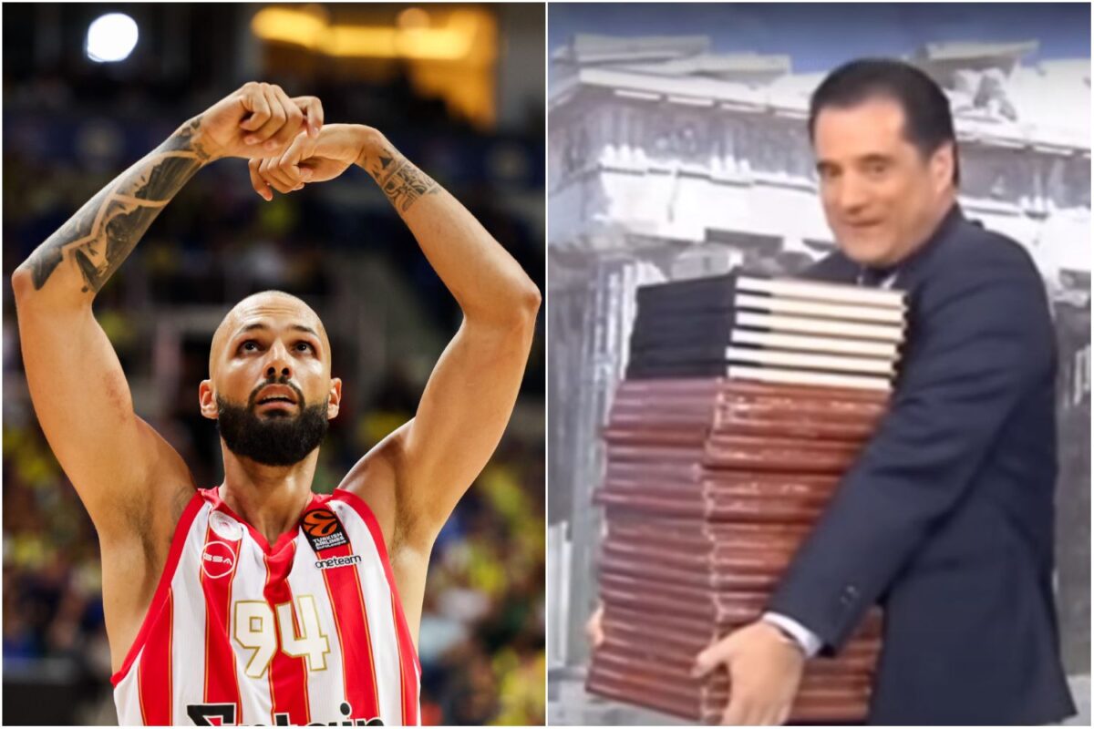 Ο Εβάν Φουρνιέ αναζητά ένα βιβλιοπωλείο στην Αθήνα και… πέφτει πάνω στον Άδωνι Γεωργιάδη!