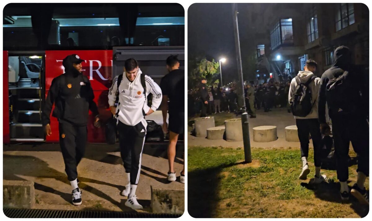 Οπαδοί του Ερυθρού Αστέρα περίμεναν το πούλμαν του Παναθηναϊκού – Υβριστικά συνθήματα κατά του Λεσόρ (vid)