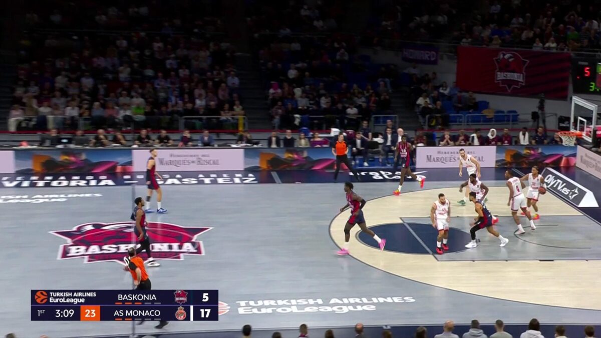 Μπασκόνια – Μονακό 75-87: Οι 16 πόντοι του Τζέιμς στην αναμέτρηση