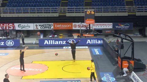 Πήρε γεύση από Sunel Arena ο Ομπιέσε για λογαριασμό της ΑΕΚ Betsson (vid)