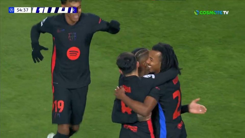 Ο Ραφίνια με φοβερό πλασέ έγραψε το 4-1 για τη Μπαρτσελόνα