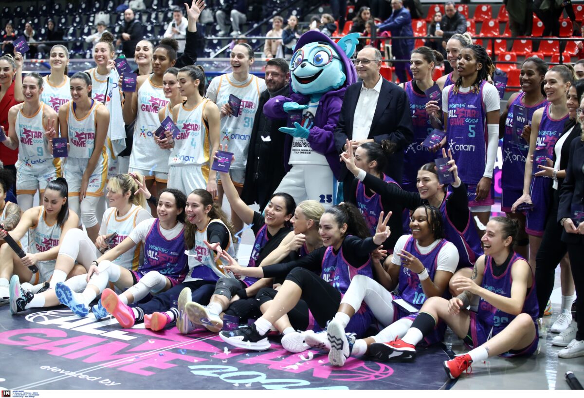 All-Star Game 2024: Η γιορτή βάφτηκε… μωβ – Η Team Purple νίκησε τον αγώνα και η Σταμάτη τα τρίποντα