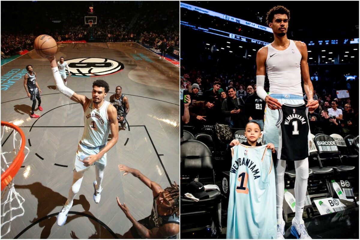 Το ζιπουνάκι και το… σεντόνι: Μία τρομερή ανταλλαγή φανέλας του Ουεμπανιαμά με τον μικρό του φίλο (vid)