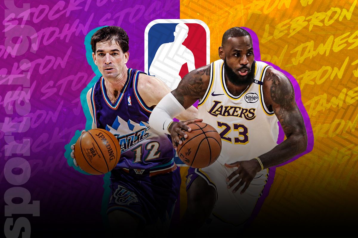 Ο ΛεΜπρόν σκέφτεται τον… Στόκτον: Στα 40 του ψάχνει το ιστορικό «82» που μόνο ο θρύλος των Τζαζ έχει καταφέρει