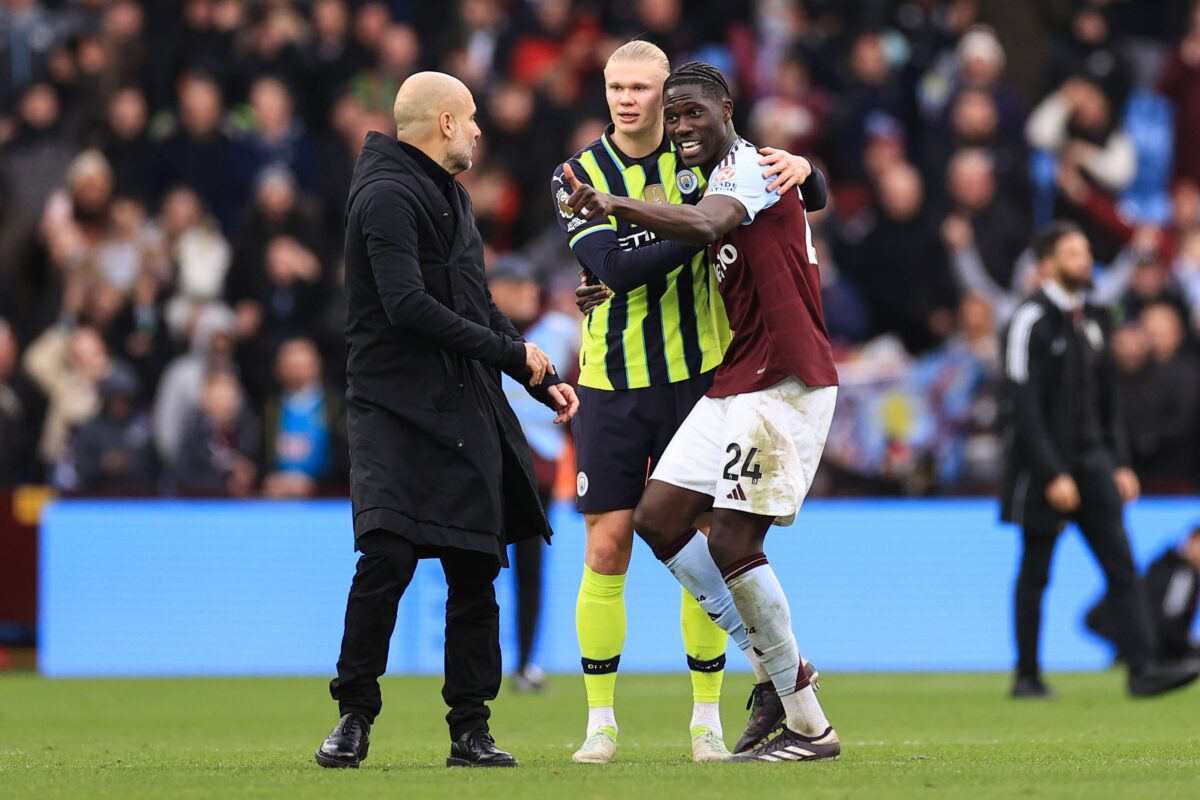 Ο Πεπ Γκουαρδιόλα και ο Έρλινγκ Χάαλαντ