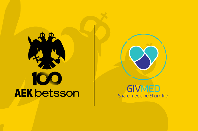 Η διαφορετική δράση της ΑΕΚ Betsson στο παιχνίδι με τη Βόννη: Συγκεντρώνει φάρμακα για τους συνανθρώπους μας