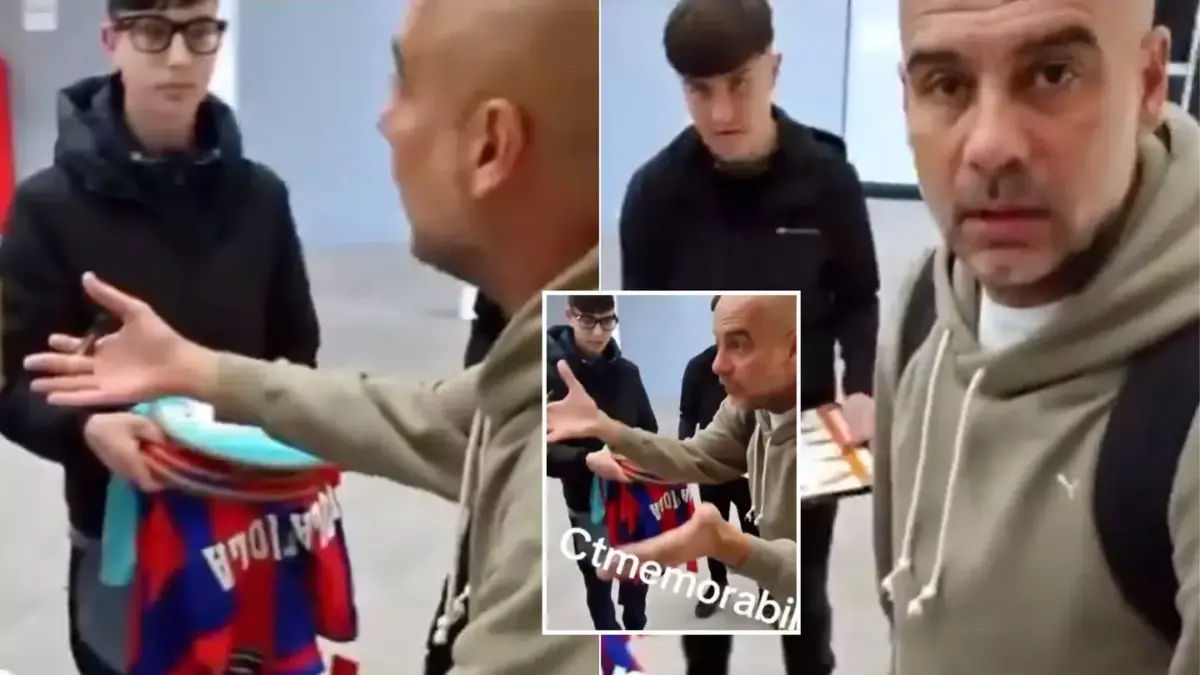 Ο Πεπ Γκουαρδιόλα